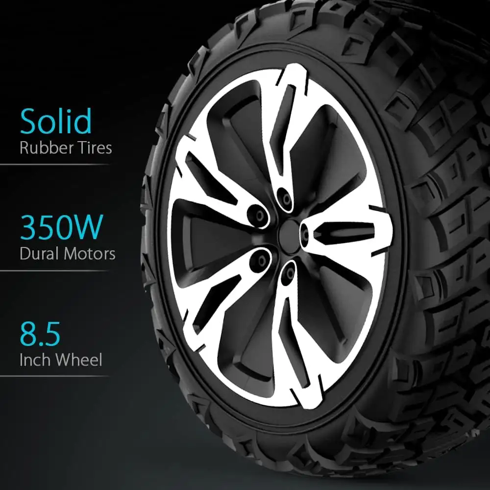 Gyroor Warrior 8.5 inch All Terrain Off Road Hoverboard with Bluetooth Speakers and LED Lights - 61rsmk2ipl._ac_sl1000_